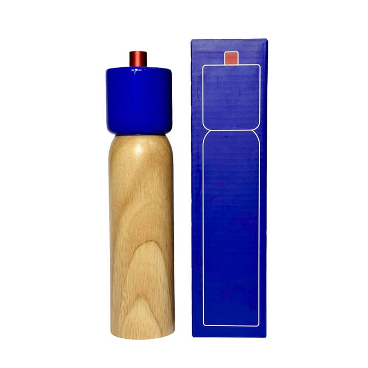MÆGEN - Wholesale Salt & Pepper Shaker Set - Salt & Pepper Grinder - Navy & Red