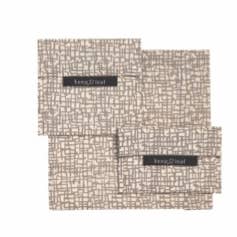 Keep Leaf - Wholesale Food Storage Wrap/Bag - Food Baggie Bundle Set - 3 pieces. Mesh Print