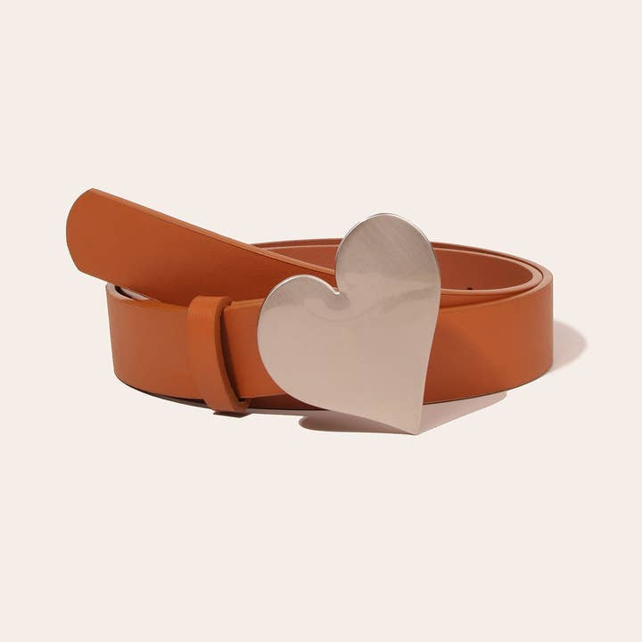 Dipped Shop - Wholesale Belt - Women's - Love Shaped Punk Street Leather Belt DPWB030215