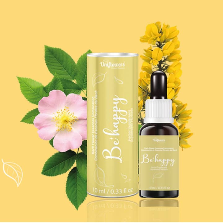 Be+Happy Bach Flower Remedy Blend Ready to Use for wholesale by UNIFLOWERS USA LLC