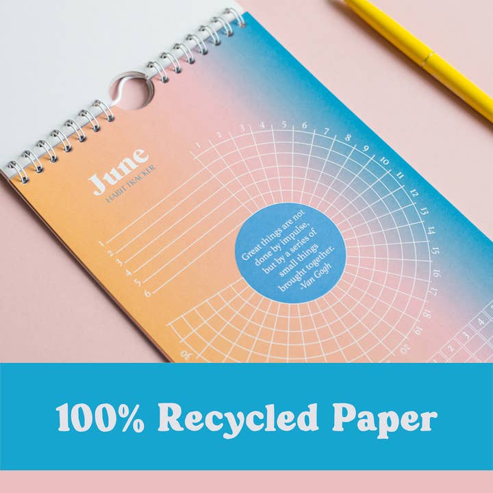 Good Tuesday (Once Upon a Tuesday) - Vente Agendas - Suivi des habitudes quotidiennes | Planificateur d'objectifs sur 12 mois | Dégradés5