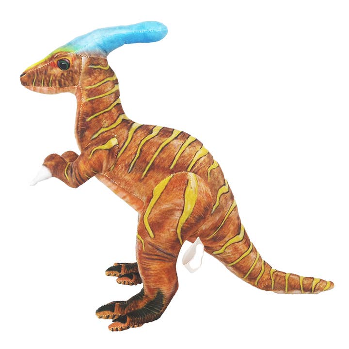 Texas Toy Distribution - Wholesale Stuffed/Plush Toy - Kids & Baby - Parasaurolophus 16.5" Dinosaur Plush Stuffed Animal