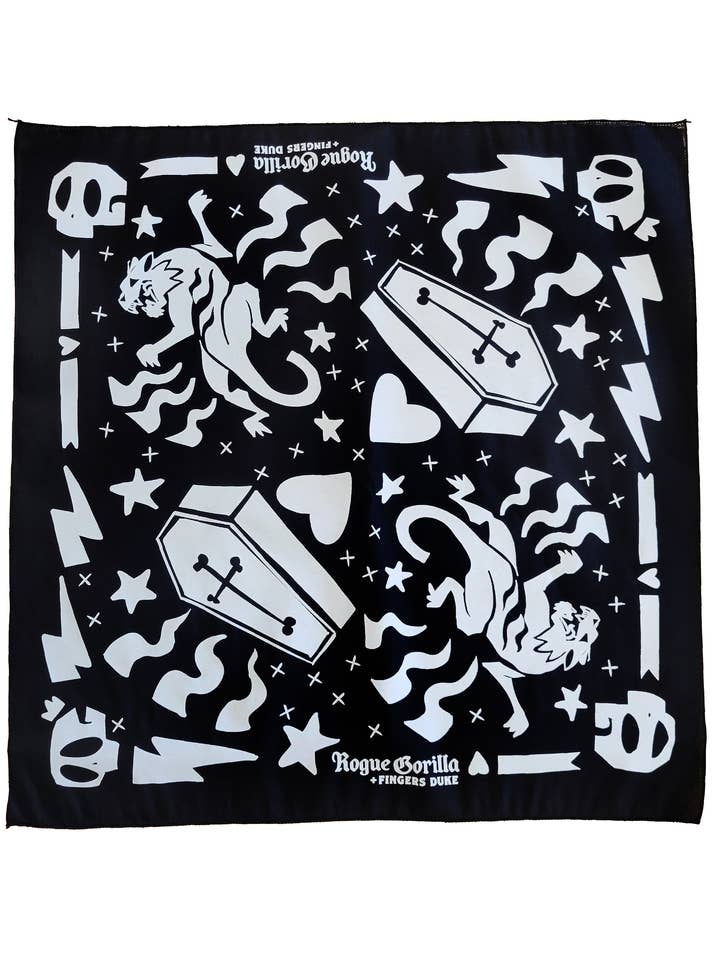 Rogue Gorilla · Tiger Bandana for wholesale by Fingers Duke