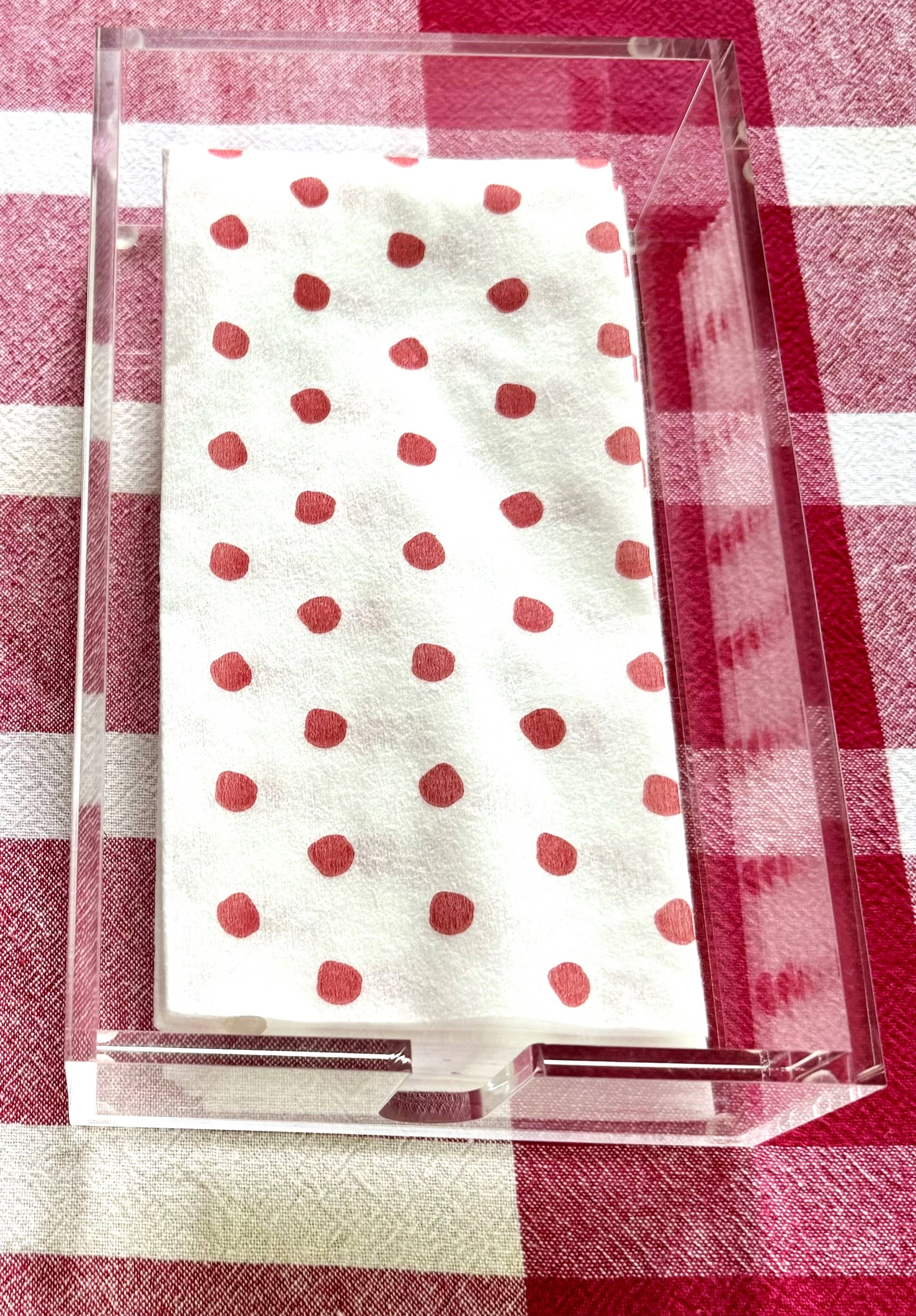 CJ Gift Goddess - Vente Porte-serviette - Porte-serviettes invité en acrylique transparent3