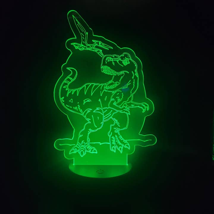Luz LED decorativa con forma de dinosaurio | T-Rex (Tyrannosaurus) para venta al por mayor de The 308 Collective