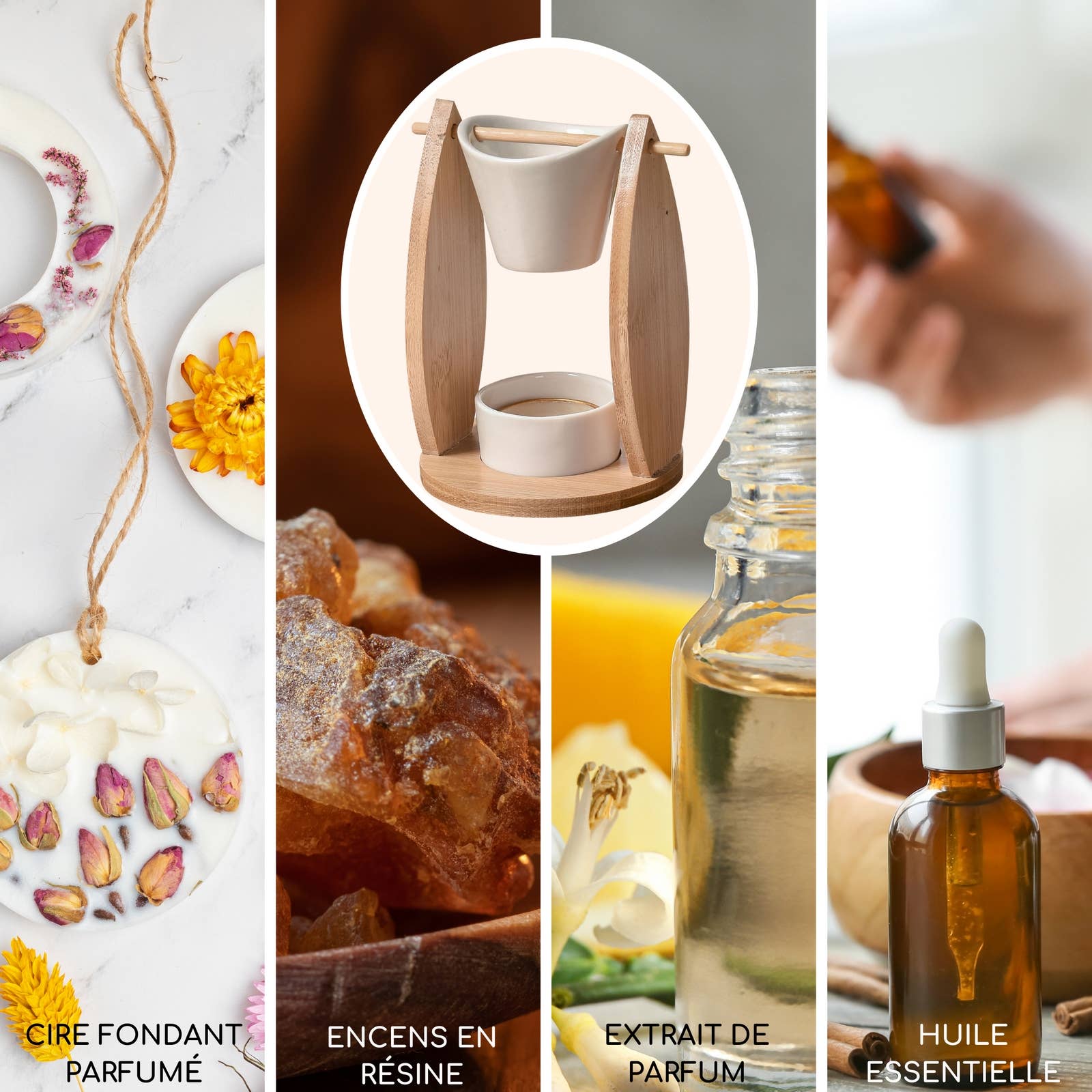 Zen'Arôme - Wholesale Fragrance Warmer - Scented Wax Melter Veil – Bamboo and Ceramic3