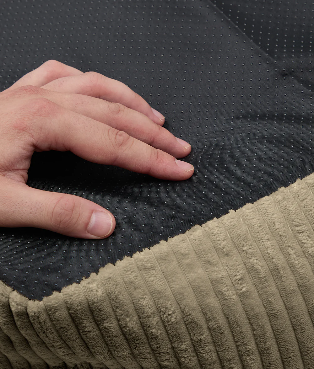 CAFIDE - Wholesale Pet Bed - Dog - Green Corduroy Dog Bed, Snozy7