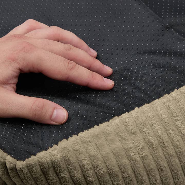 CAFIDE - Wholesale Pet bed – Dog - Green Corduroy Dog Bed, Snozy7