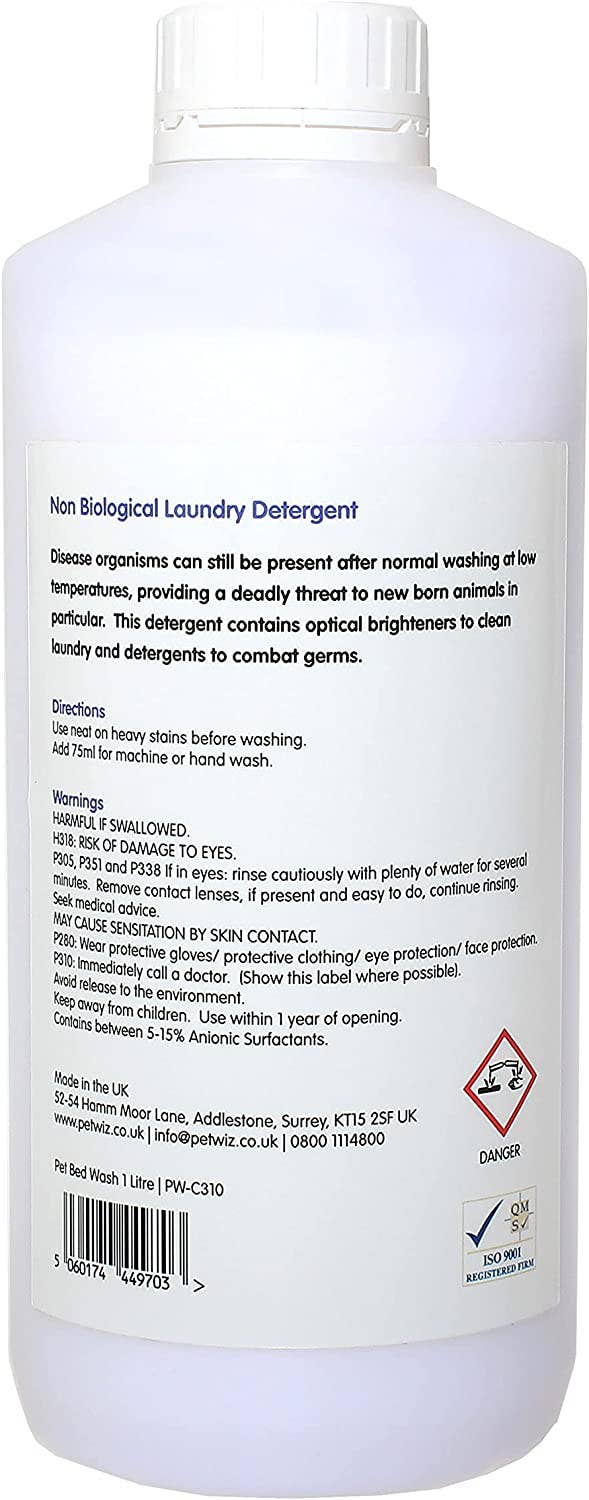 Pet Wiz - Wholesale Pet Bed - Cat/Dog - Pet Bed Wash - Non Biological Laundry Detergent5