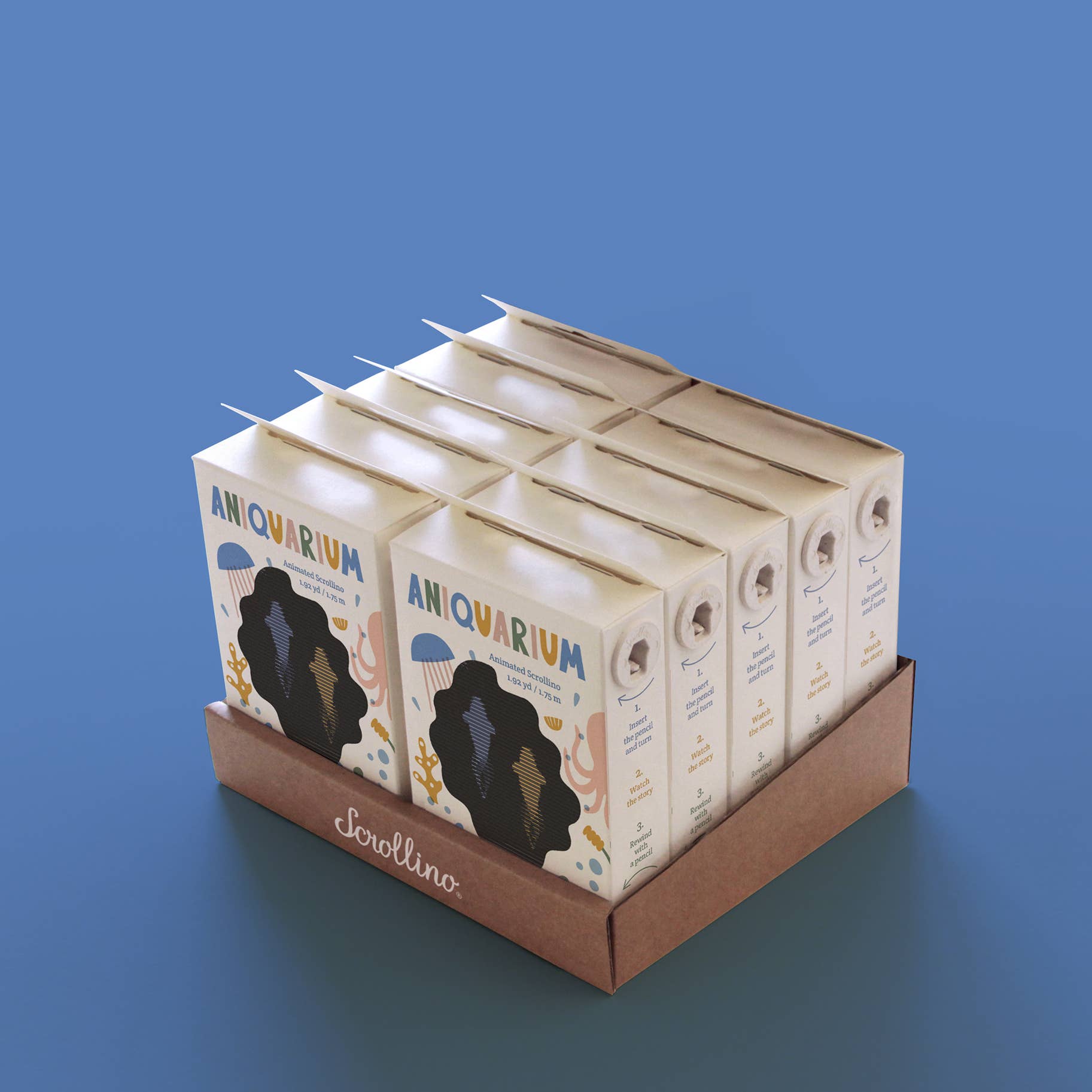 Scrollino - Wholesale Coloring & Activity Book - Kids & Baby - Animated Picture Book - Scrollino Aniquarium5