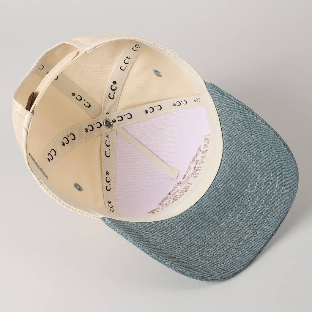 Fashion City - Vente Casquette de camionneur – femme - Chapeau brodé du club de cowgirls du Far West aux cheveux en bataille11