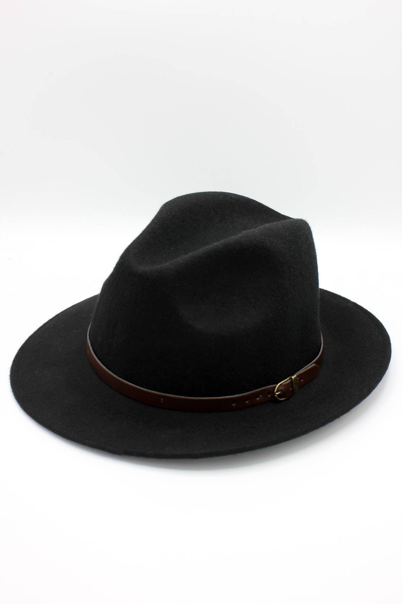 Hologramme Paris - Wholesale Fedora - Unisex - Classic Wool Fedora Hat with Belt22
