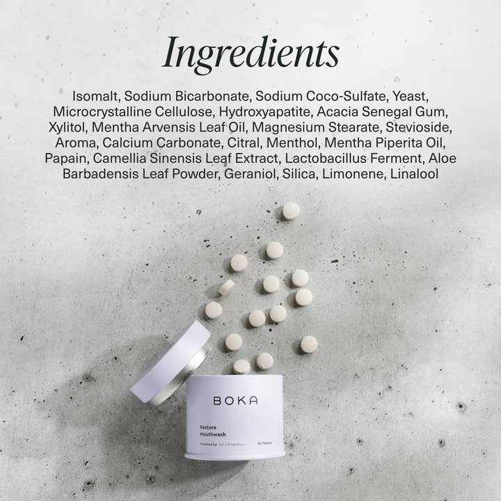 Boka - Wholesale Mouthwash - Restore Mouthwash Tablets 6