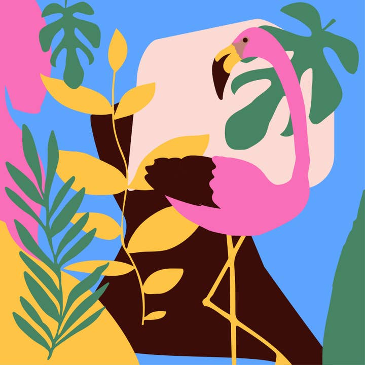 ARTKIT: Paint by Numbers – Flamingo – Large Numbers for wholesale by Artkulture Limited