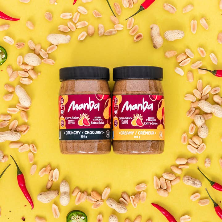 Manba - Wholesale Nut Butter - Manba Extra-Spicy Crunchy Peanut Butter