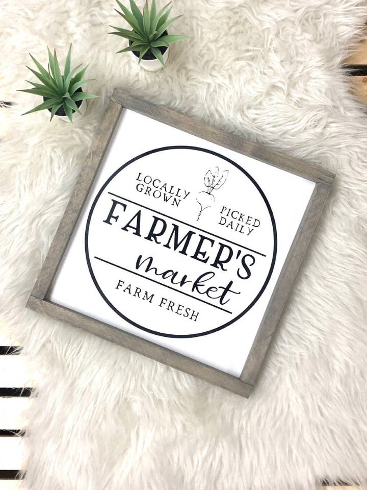 Marché fermier pour la vente par Wooden Arrow Designs