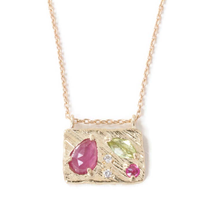 Großhandel Mittlere Collage Halskette -N115YG-24 für den Großhandel von Linn.