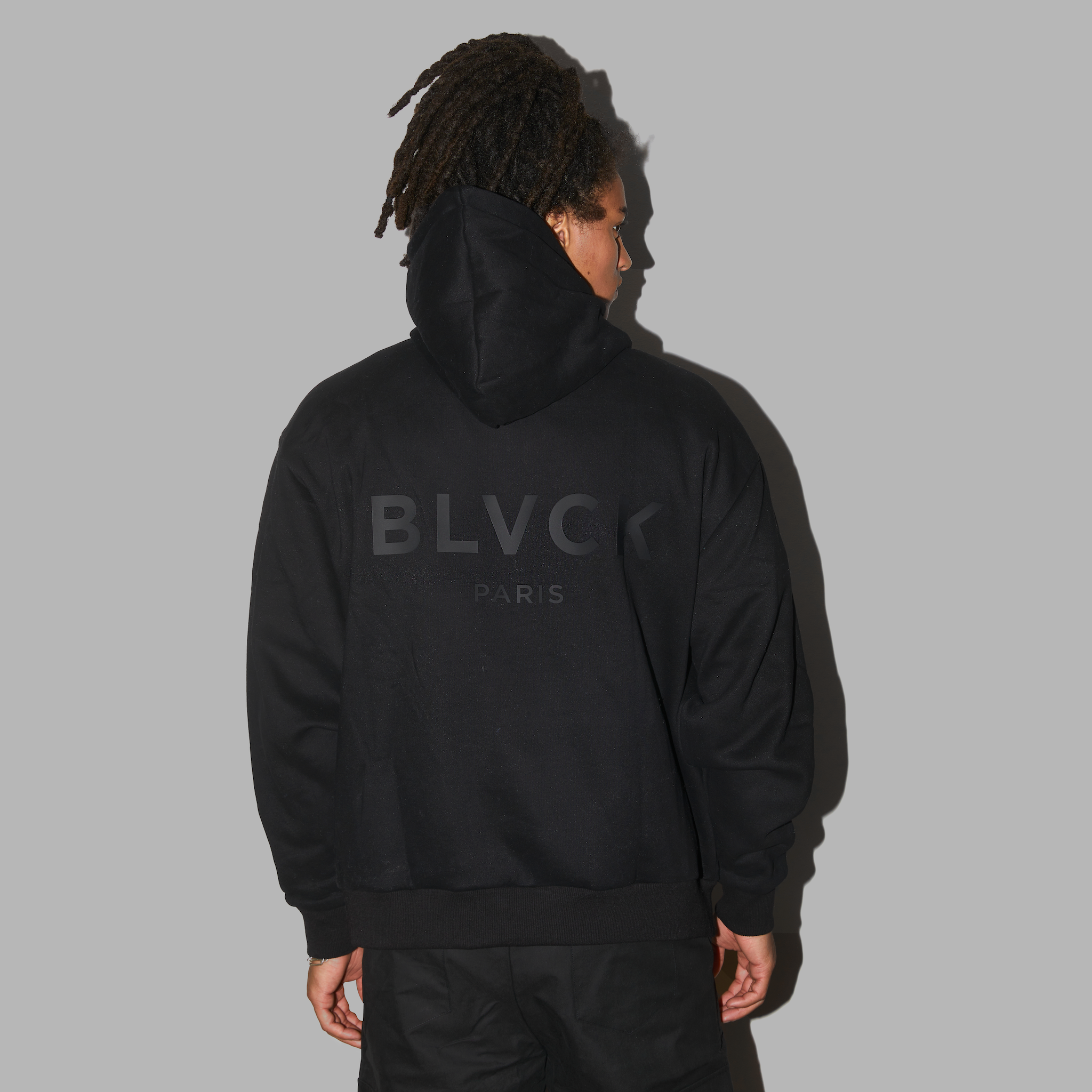 Blvck Paris - Wholesale Hoodie - Heren - Blvck Paris hoodie 'Black' met oversized pasvorm2