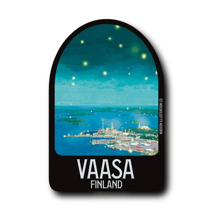 Vaasa Finland Sticker/Magnet/Print/Postcard for wholesale by About Town Co