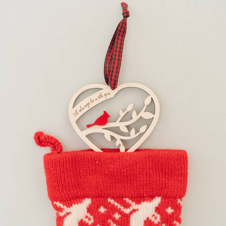 Woodlander Workshop – Großhandel Verzierung – Kardinal-Herz-Dekoration für Weihnachten4