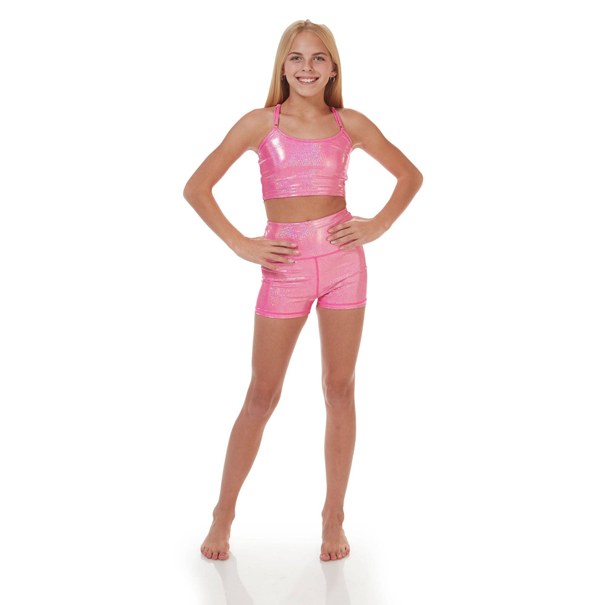 Dragonwing - Vendita all'ingrosso Pantaloncini sportivi - Bambini - Pantaloncini a compressione Ignite - Pink Sapphire2