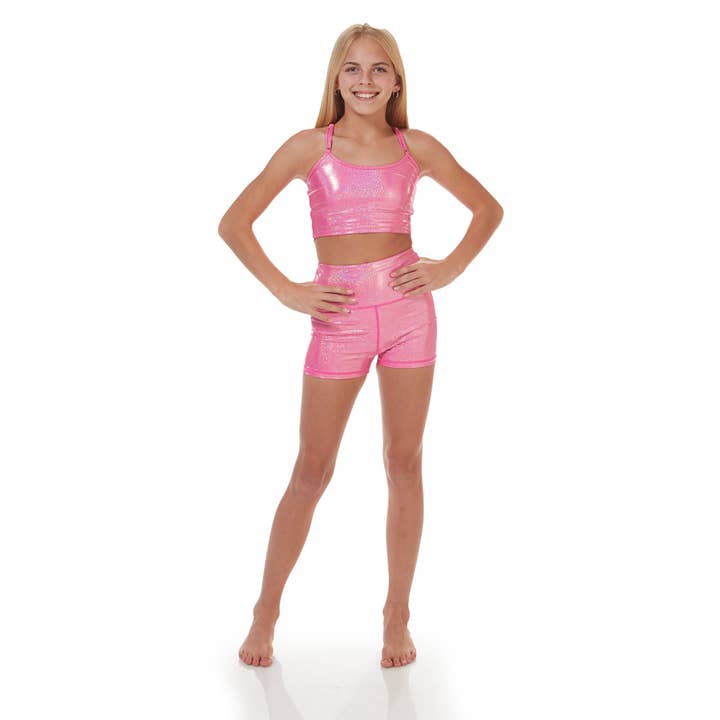 Dragonwing - Vendita all'ingrosso Pantaloncini sportivi - Bambini - Pantaloncini a compressione Ignite - Pink Sapphire2