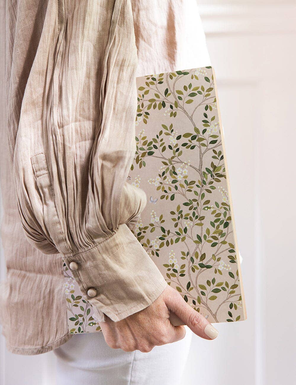 Bespoke Letterpress – wholesale Notepad – White Blossoms Notepad Jumbo Jotter4