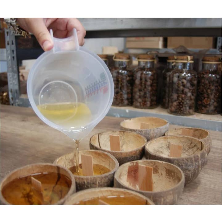 LUMINANTE - Vendita all'ingrosso Candele da viaggio - La candela che diventa pianta Fiore di Tiaré modello "cocco"8