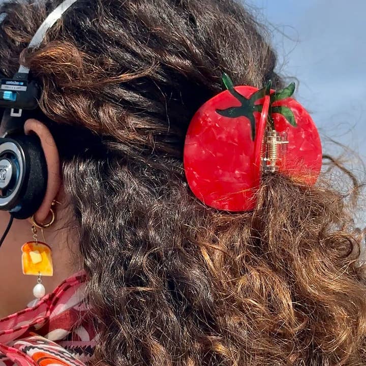 Jenny Lemons - Wholesale Hair clip – Women’s - Midi Tomato Hair Claw Clip11