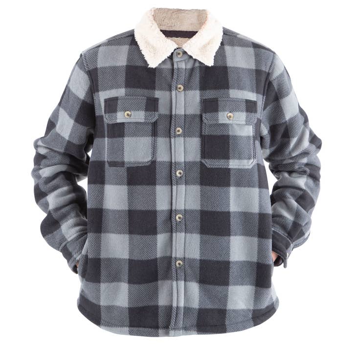 LeeHanTon - Wholesale Shirt Jacket/Shacket - Men's - LeeHanTon Men's Plaid Shacket
