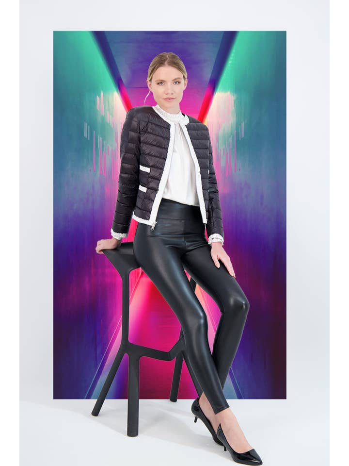 Cotes of London - Wholesale Pufferjack - Dames - The Buckingham | Donsjas | Middernachtzwart2