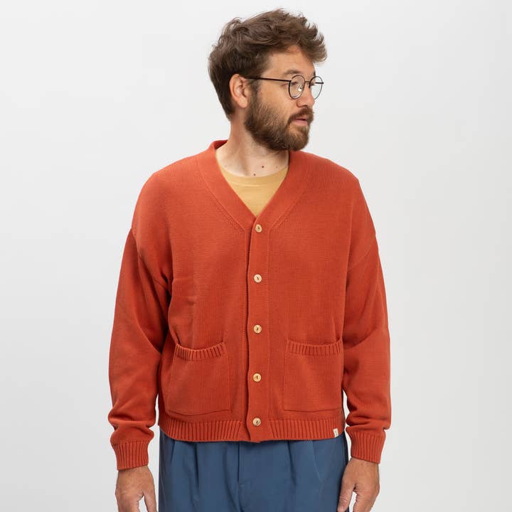 Relaxed Cardigan magma for wholesale by Matona