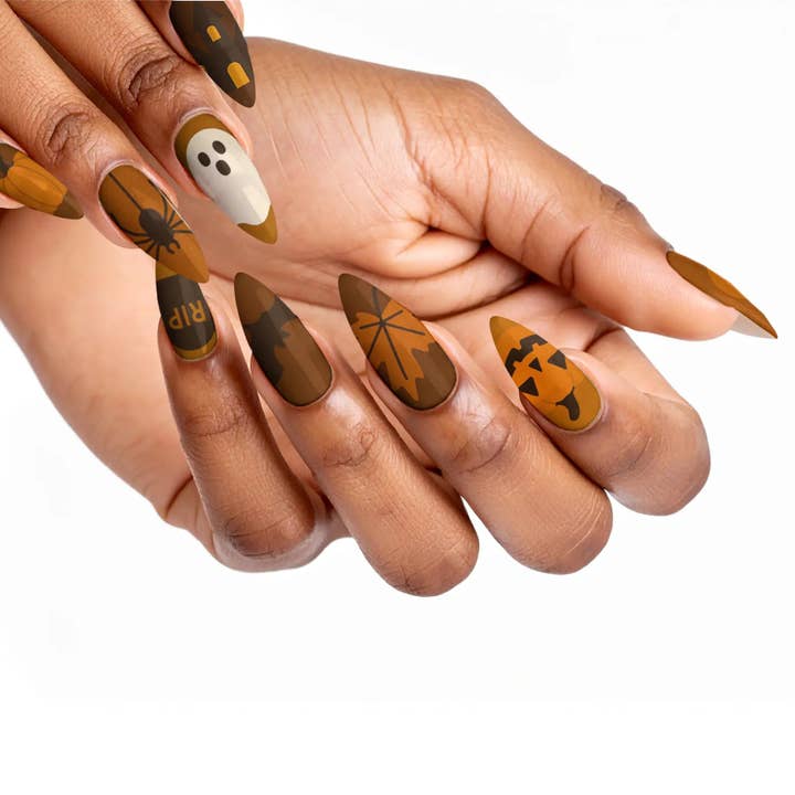FYNE BODY - Wholesale Press-on/fake nails - Cocoa Coven Gothic Autumn Press-On Nails33