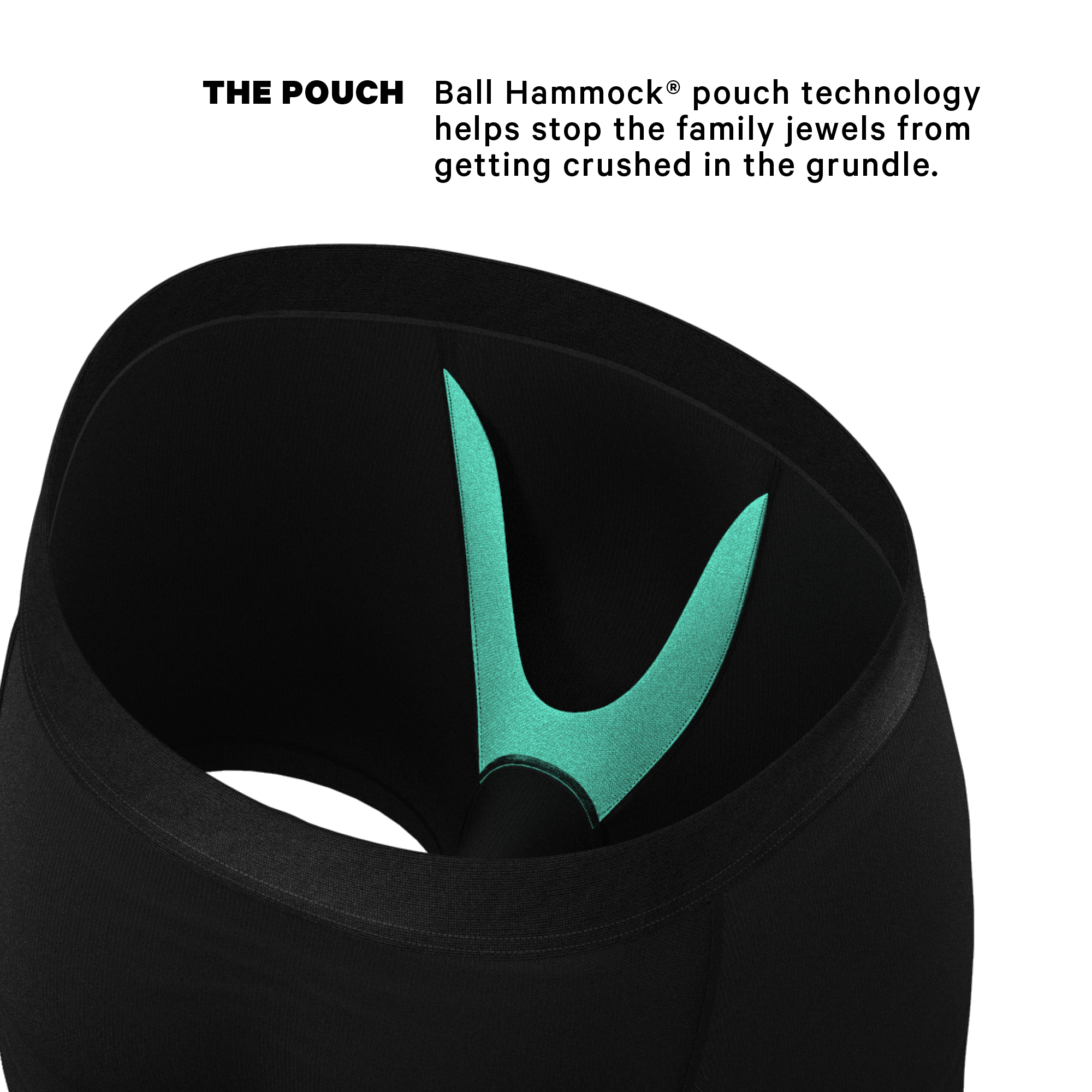 Shinesty, Inc - Wholesale Underwear - Men's - The 009 | Black Tuxedo Ball Hammock® Pouch Underwear1