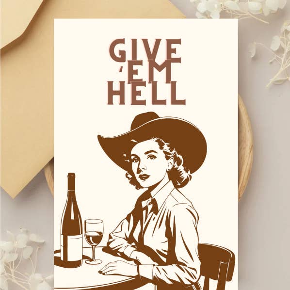 Party Collective - Wholesale Everyday Greeting Card - Give 'Em Hell Card1