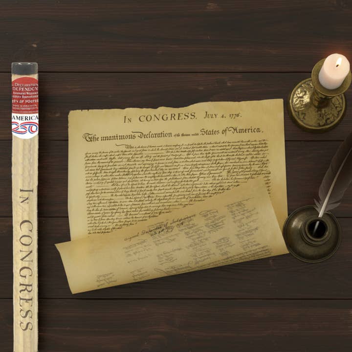 America250 Declaration of Independence Full Size Replica for wholesale by National Archives Foundation