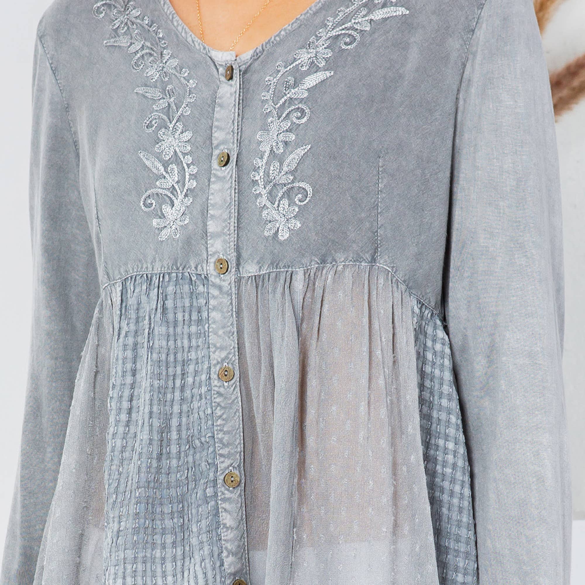 Young Threads - Wholesale Tunic - Women's - Bohemian Rhapsody: Stonewashed Rayon Women Top3