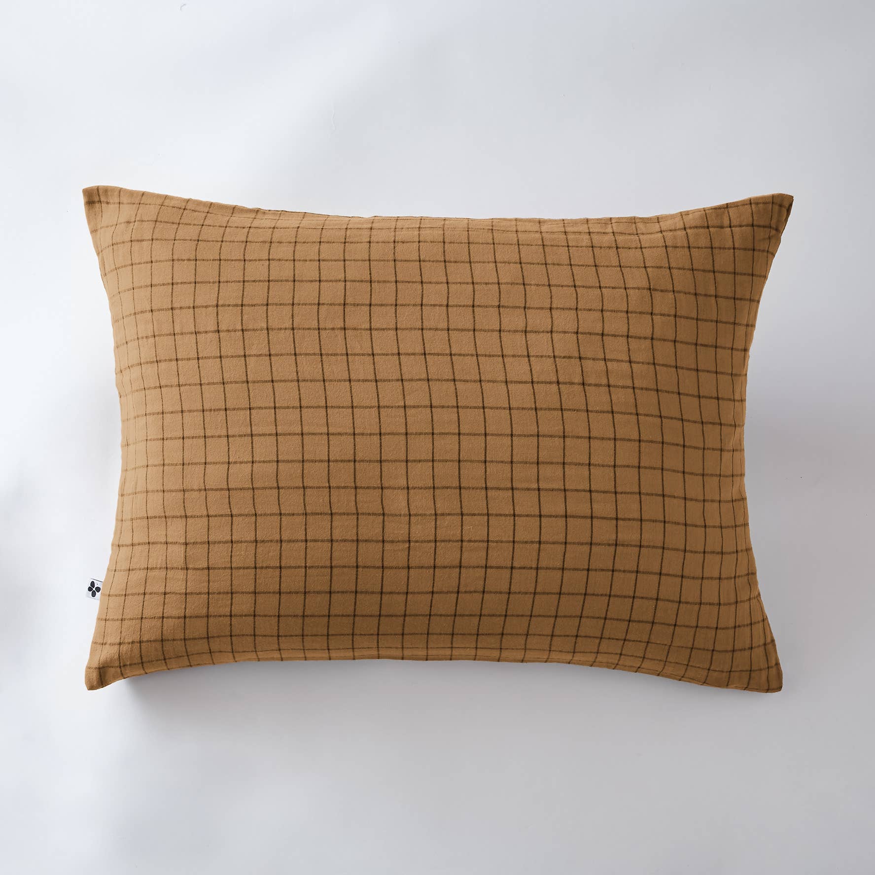 L'effet Papillon – wholesale Bedding pillowcase/sham – GAÏA MIX Camel cotton gauze pillowcase 50 x 70 cm0