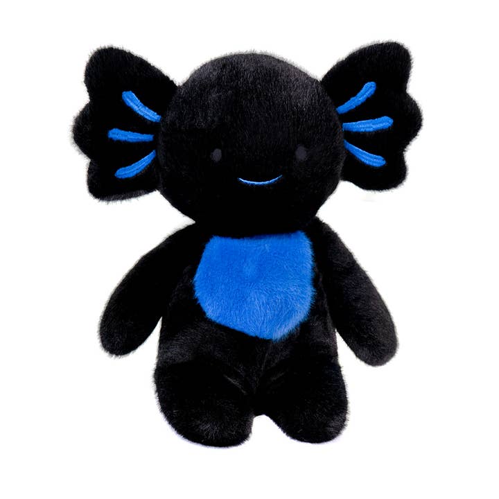 Fiesta Toys - Wholesale Stuffed/Plush Toy - Kids & Baby - Minky - Aidan the Black Axolotl 13" Bean Bag Plush