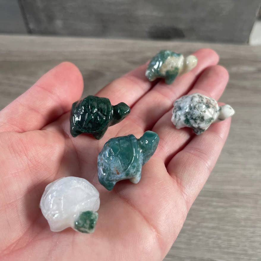 Keystone Crystals - Wholesale Spiritual Stone/Crystal - Small Gemstone Turtle Figurine – Crystal Turtles6