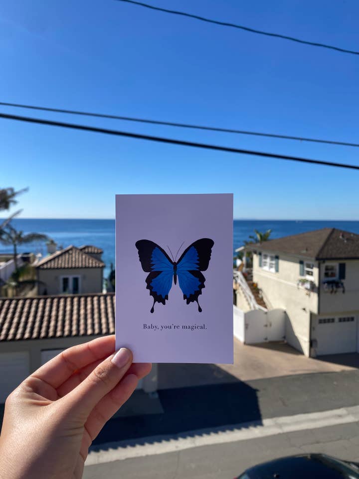 Butterfly Greeting Card for wholesale by Maile Kealoha Art