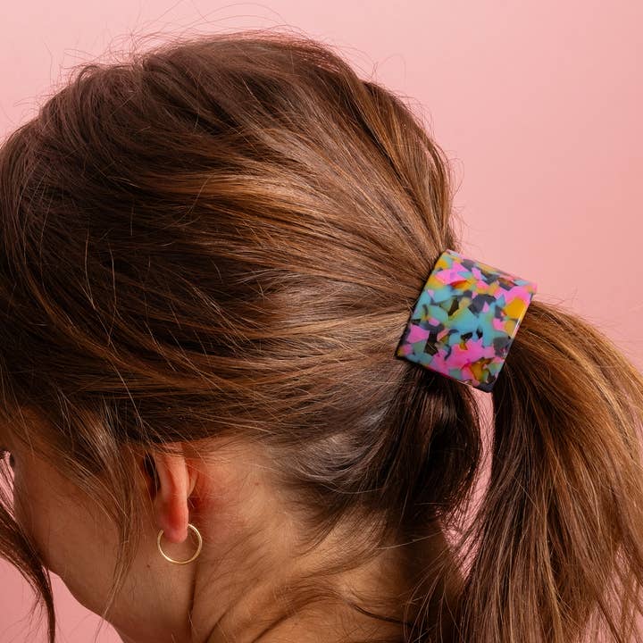 Taylor Elliott Designs - Wholesale Hair Tie - *ON SALE* Hair Cuff Ponytail Holder - Bright Tortoise1