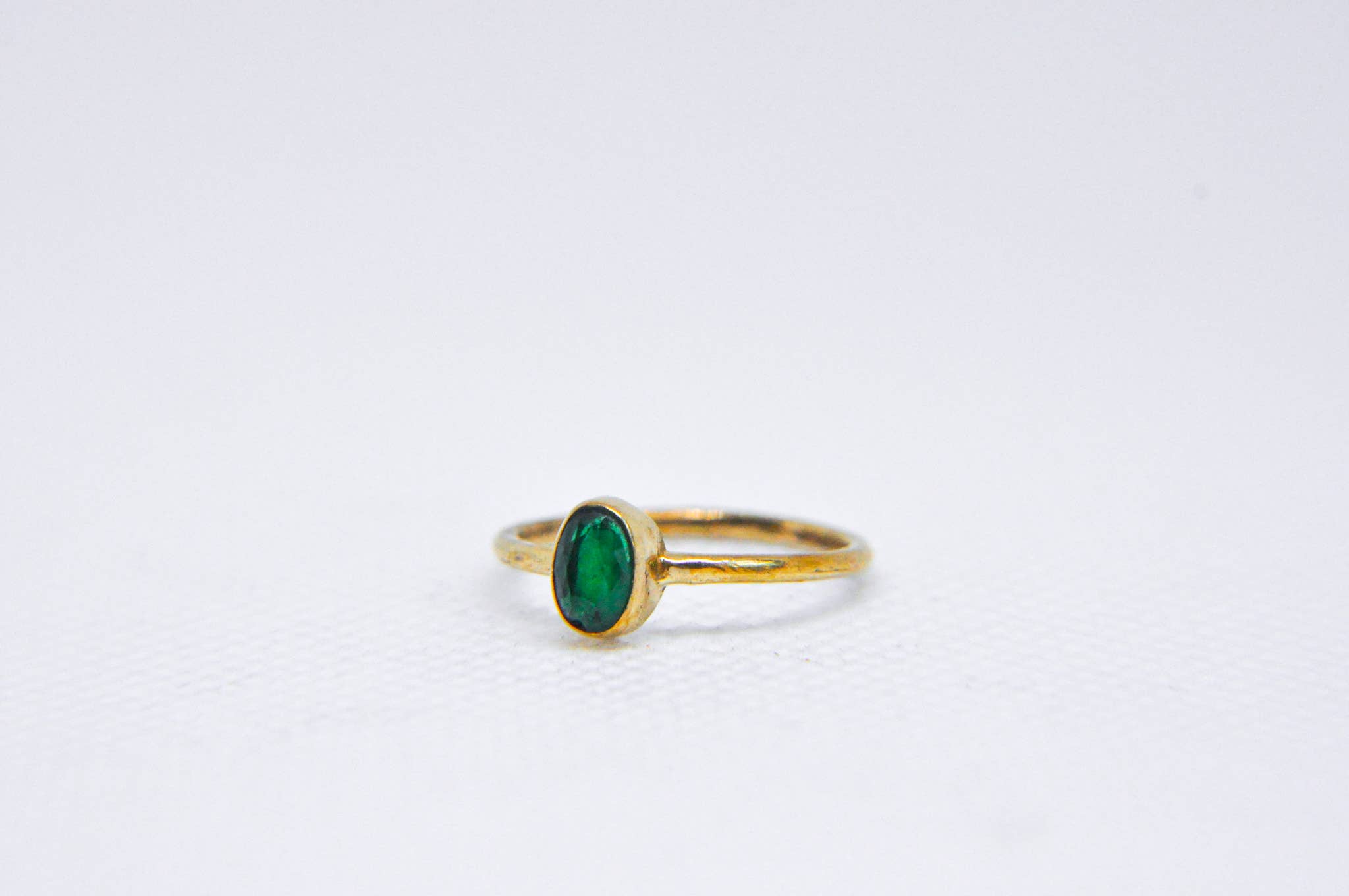Zumki - Wholesale Single Stone/Solitaire Ring - Simple and Minimal Natural Gemstone Silver and Brass Ring14