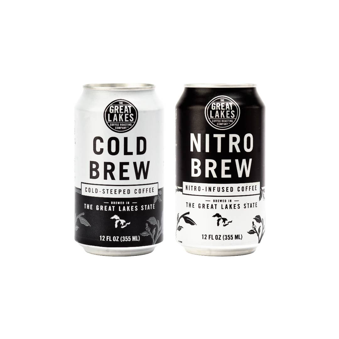 Great Lakes Coffee Roasting Company - Wholesale Iced Coffee/Cold Brew - Cold Brew & Nitro Brew Coffee Sample Case