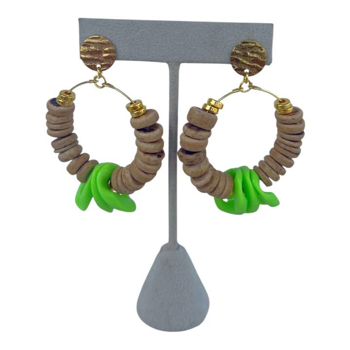 Tweeds and Beads - Wholesale Dangle Earrings - Lennox