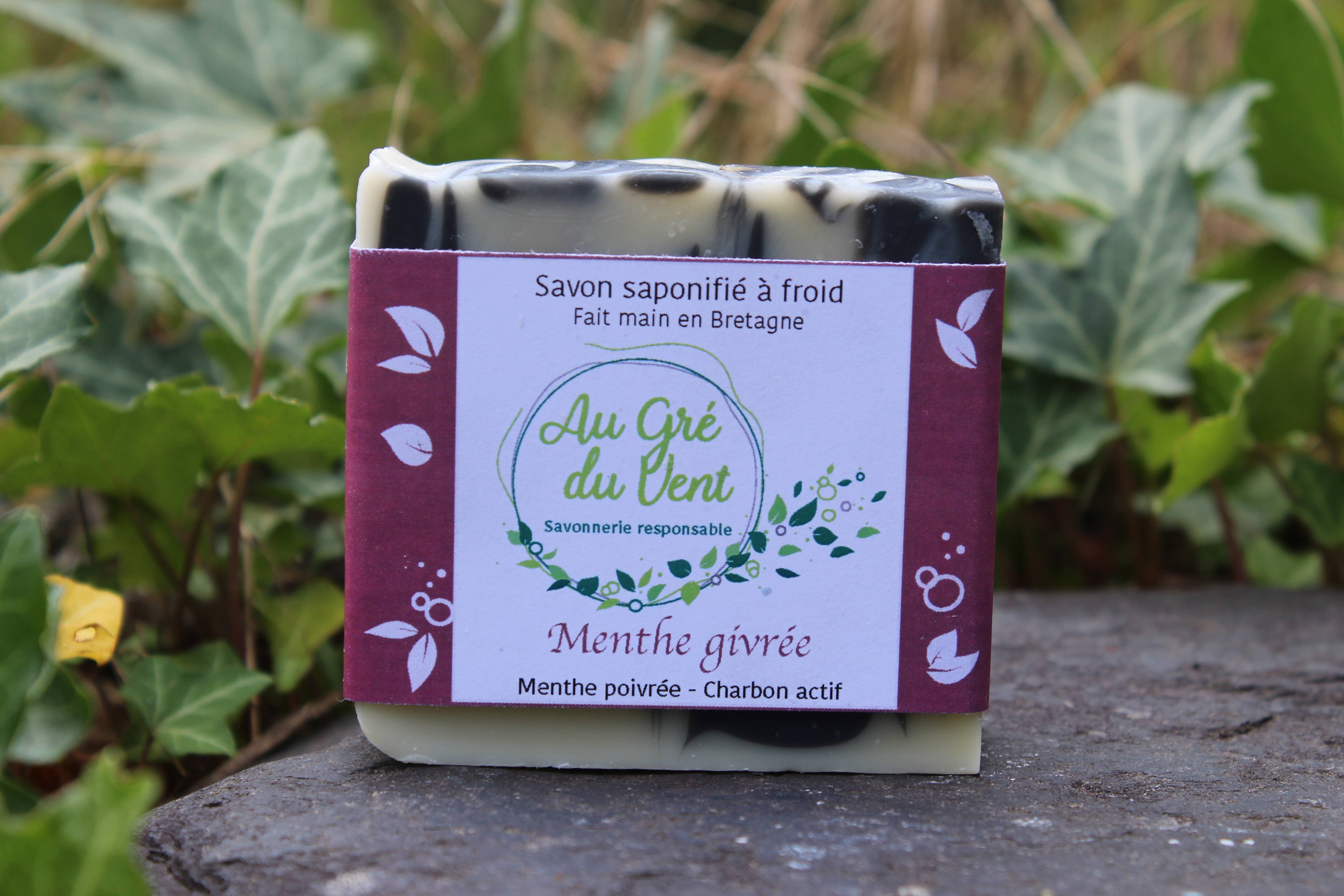 Savonnerie Au gré du vent - Wholesale Bar Soap - Cold saponified soap - Frosted mint1