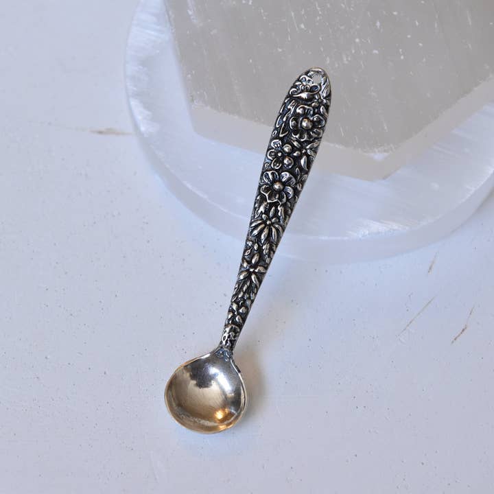 SilverLiza – wholesale Kökssked – Sterling silver Tiny Spoon Halsband-Liten saltsked3