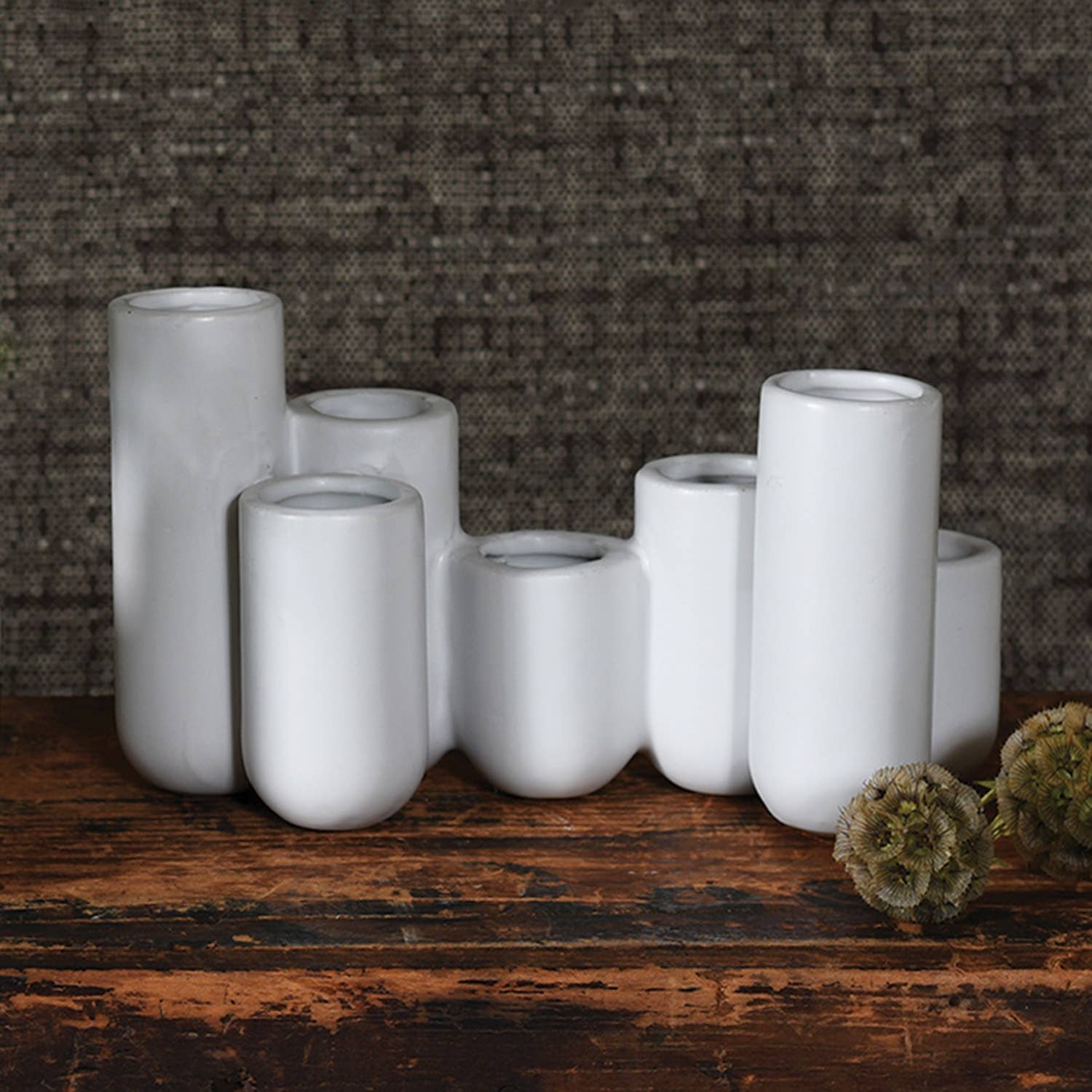 HomArt – wholesale Vas – Luna Ceramic Bud Vase Cluster - Matt Vit2