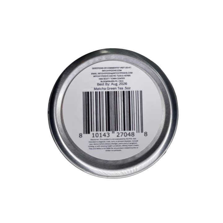 Witchy Pooh's Exotic Teas & Herbs - Wholesale Health/Detox Tea - Matcha Green Tea Powder, Ceremonial Grade, High Quality