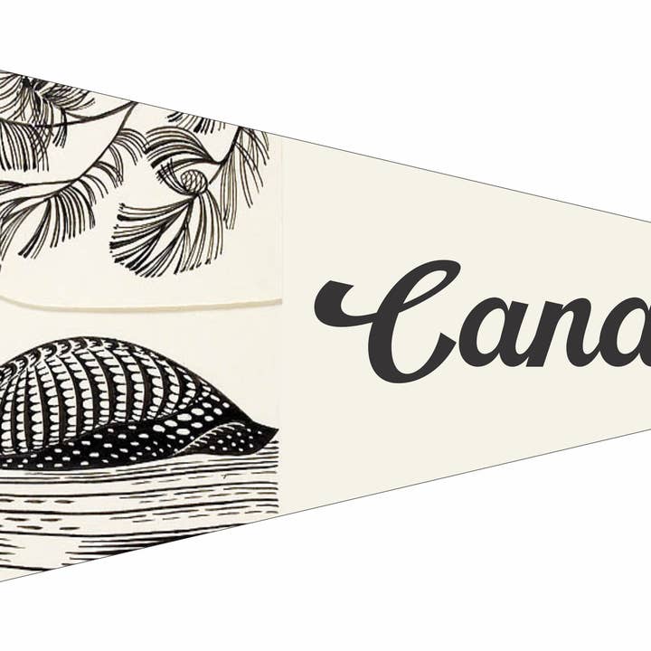 Canadian Loon Pennant for wholesale by Giftologie